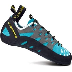 Climbing shoe, La Sportiva Tarantulance in turquoise. Size 8 (40.5)
